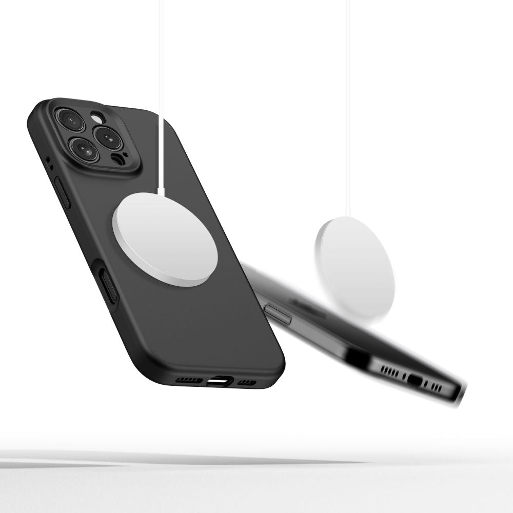 OVITEK TECH-PROTECT LIQUID SILICONE MAGSAFE IPHONE 16 PRO MAX ČRNA