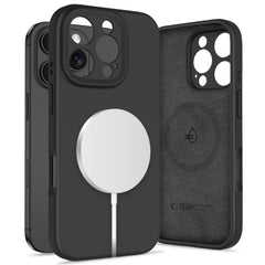 OVITEK TECH-PROTECT LIQUID SILICONE MAGSAFE IPHONE 16 PRO MAX ČRNA