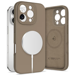 OVITEK TECH-PROTECT LIQUID SILICONE MAGSAFE IPHONE 16 PRO MAX ČOKOLADNO RJAVA
