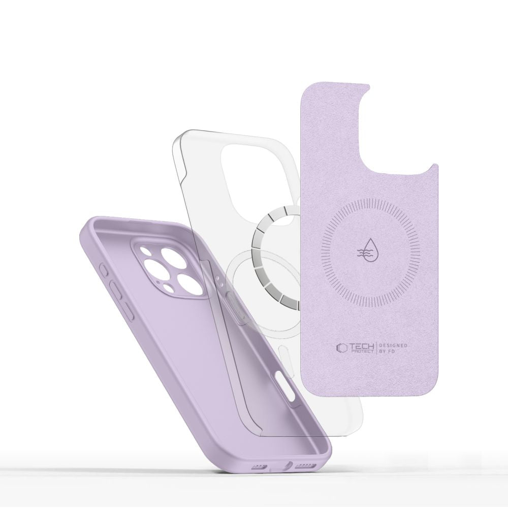 OVITEK TECH-PROTECT LIQUID SILICONE MAGSAFE IPHONE 16 PRO MAX MAUVE