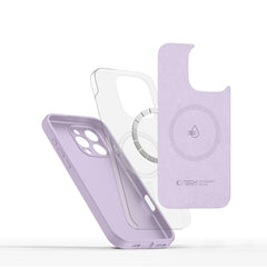 OVITEK TECH-PROTECT LIQUID SILICONE MAGSAFE IPHONE 16 PRO MAX MAUVE
