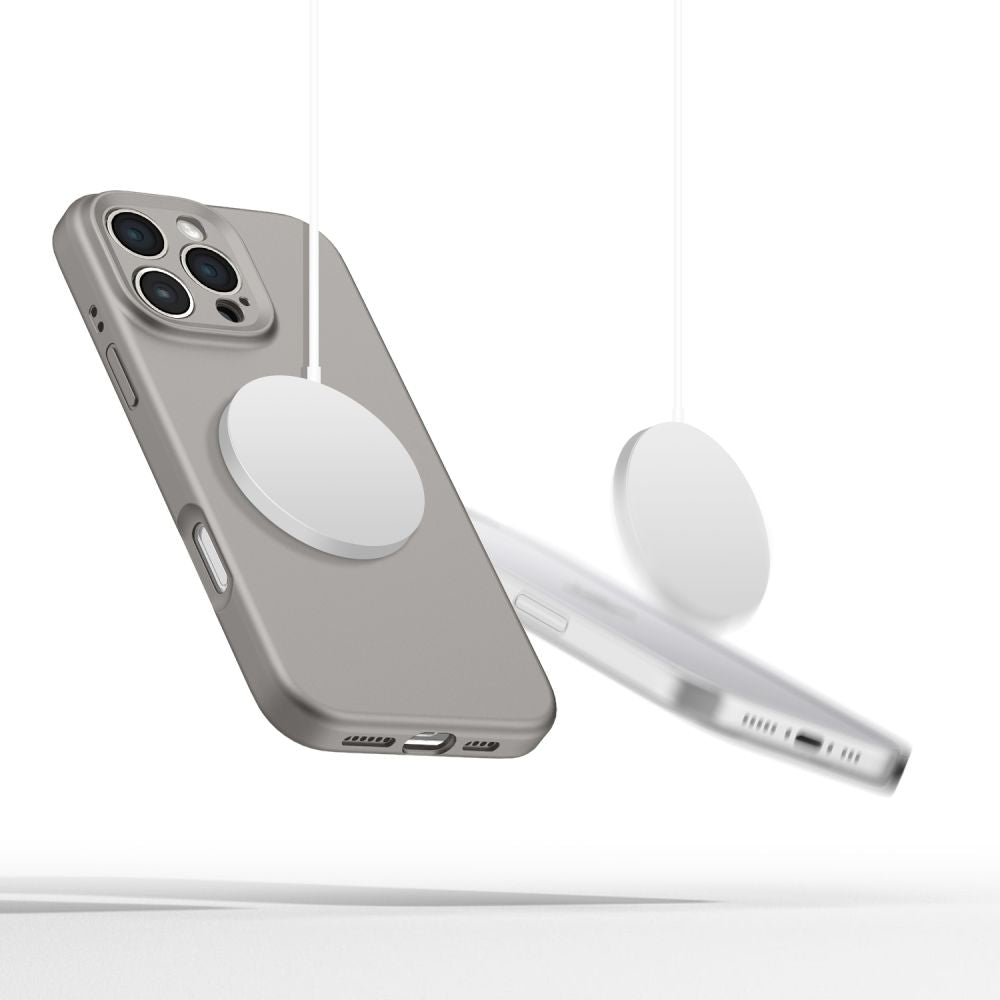 OVITEK TECH-PROTECT LIQUID SILICONE MAGSAFE IPHONE 16 PRO MAX STONE GREY