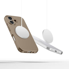 OVITEK TECH-PROTECT LIQUID SILICONE MAGSAFE IPHONE 16E ČOKOLADNO RJAVA