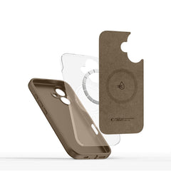 OVITEK TECH-PROTECT LIQUID SILICONE MAGSAFE IPHONE 16E ČOKOLADNO RJAVA