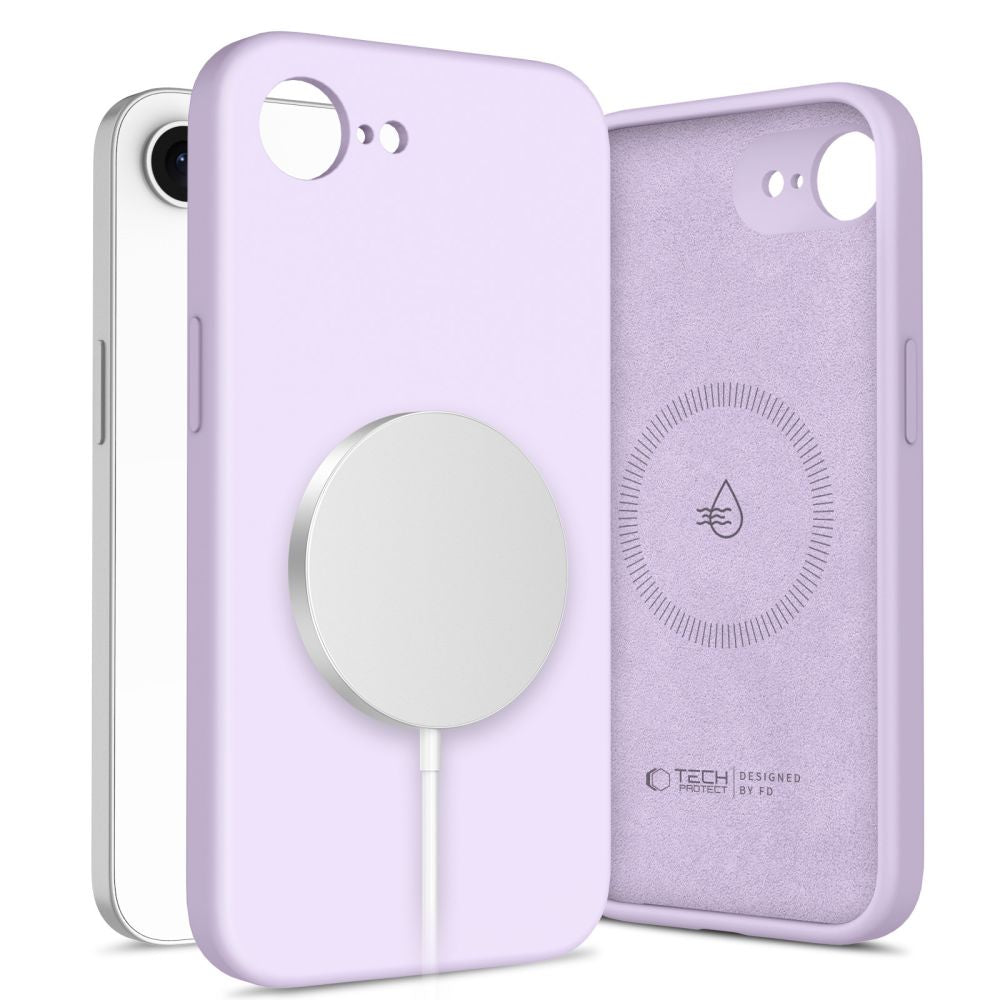 OVITEK TECH-PROTECT LIQUID SILICONE MAGSAFE IPHONE 16E MAUVE