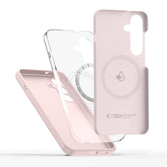 OVITEK TECH-PROTECT LIQUID SILICONE MAGSAFE IPHONE 16E ROZA PERLA