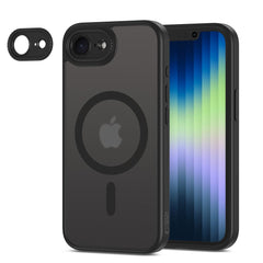 OVITEK TECH-PROTECT MAGCAM MAGSAFE IPHONE 16E MAT MAT ČRNA