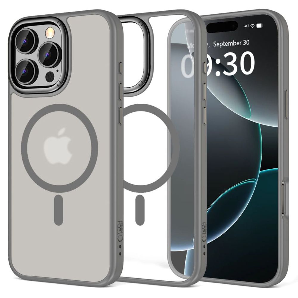 OVITEK TECH-PROTECT MAGEDGE MAGSAFE IPHONE 16 PRO MAX TITAN/ČRNA KOVINA