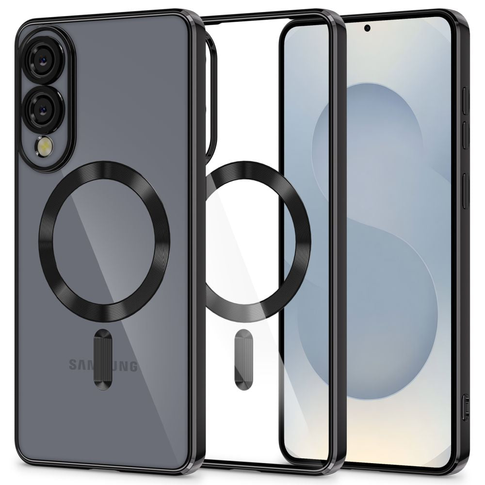 OVITEK TECH-PROTECT MAGFLEX MAGSAFE GALAXY S25 EDGE SREBRNO ČRN.