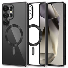 OVITEK TECH-PROTECT MAGFLEX MAGSAFE GALAXY S25 ULTRA SREBRNO ČRN.