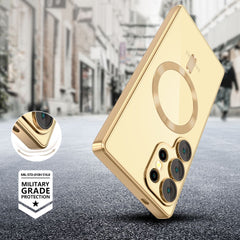 OVITEK TECH-PROTECT MAGFLEX MAGSAFE GALAXY S25 ULTRA SREBRNO ZLATA