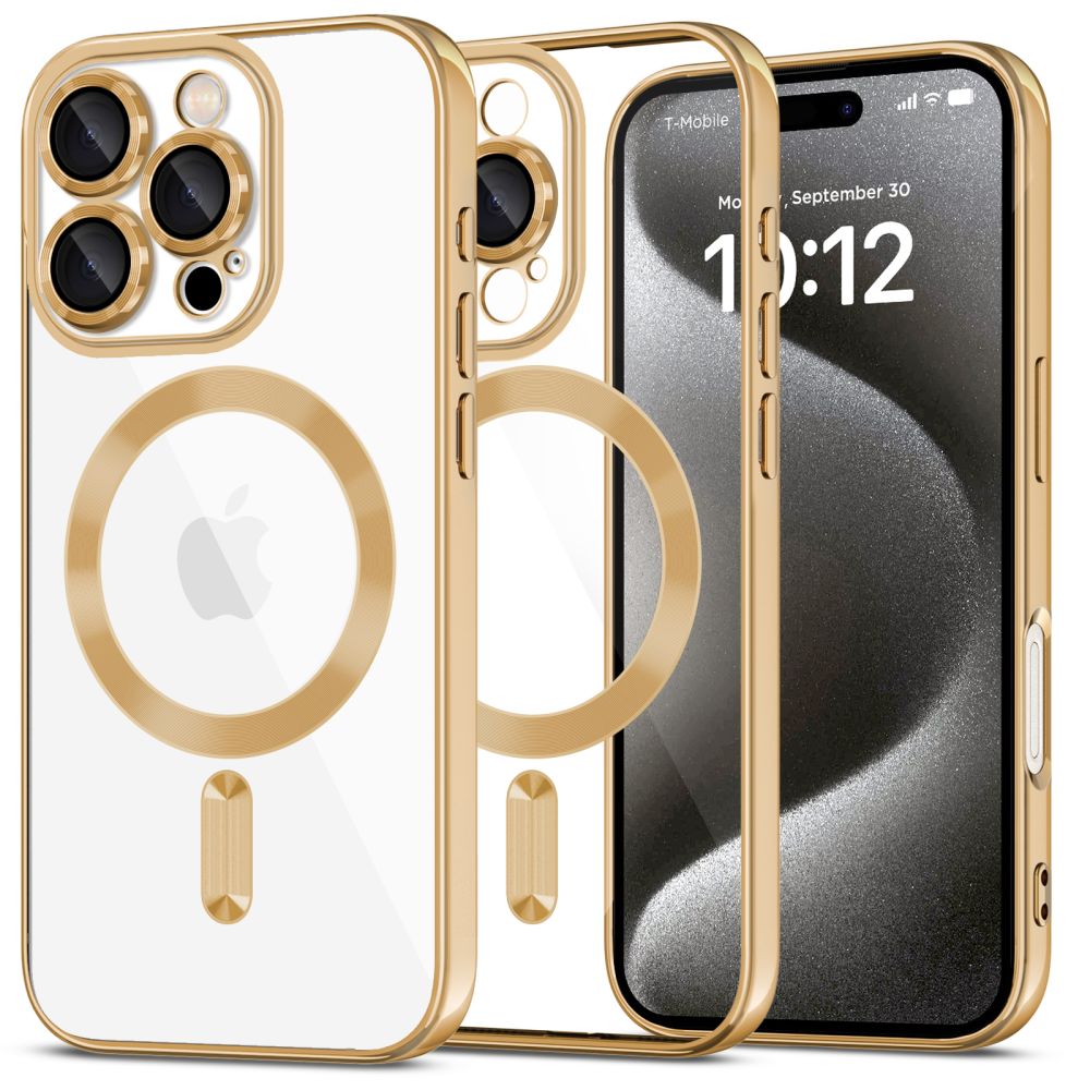 OVITEK ZA IPHONE 16 PRO MAX TECH-PROTECT MAGFLEX MAGSAFE SHINY GOLD