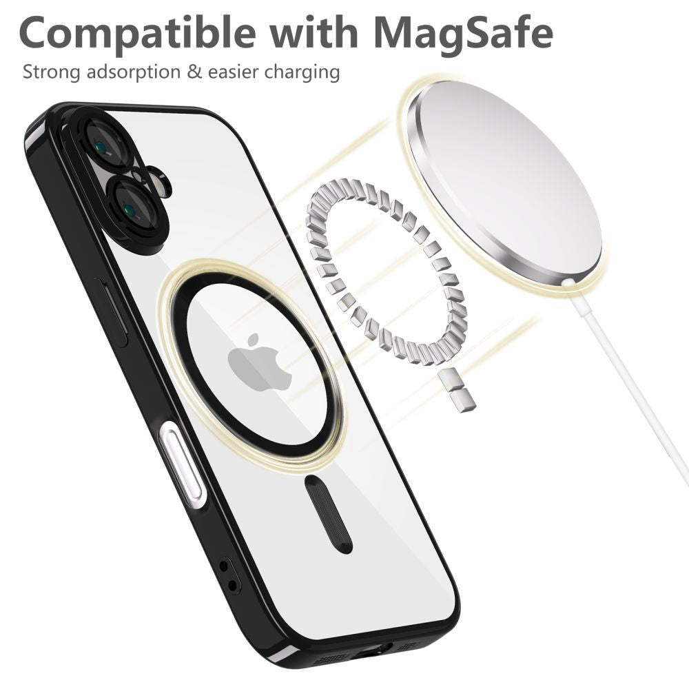 OVITEK TECH-PROTECT MAGFLEX MAGSAFE IPHONE 16E SREBRNO ČRN.