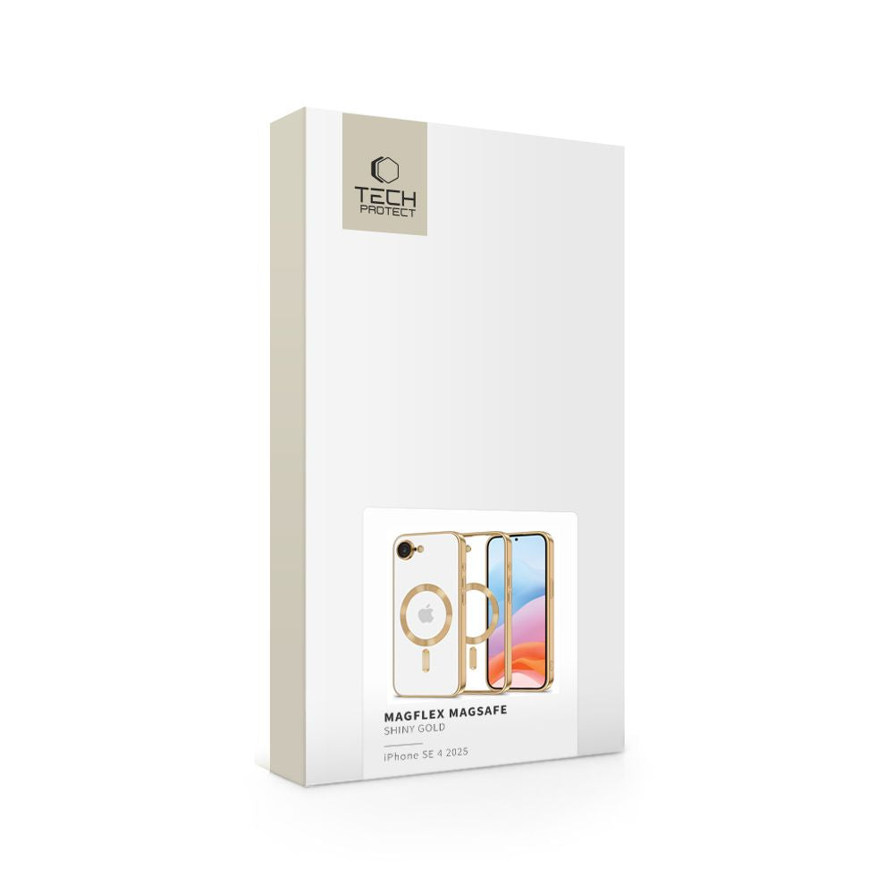 OVITEK TECH-PROTECT MAGFLEX MAGSAFE IPHONE 16E SREBRNO ZLATA