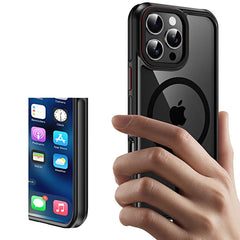 OVITEK TECH-PROTECT MAGHYBRID MAGSAFE IPHONE 16 PRO ČRNA/RDEČA