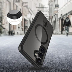 TECH-PROTECT MAGMAT MAGSAFE GALAXY S25 ČRNA/PROZORNA