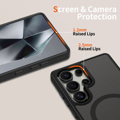 TECH-PROTECT MAGMAT MAGSAFE GALAXY S25 ULTRA ČRNA/PROZORNA