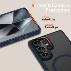 OVITEK TECH-PROTECT MAGMAT MAGSAFE GALAXY S25 ULTRA MAT MATIČNO MODRA