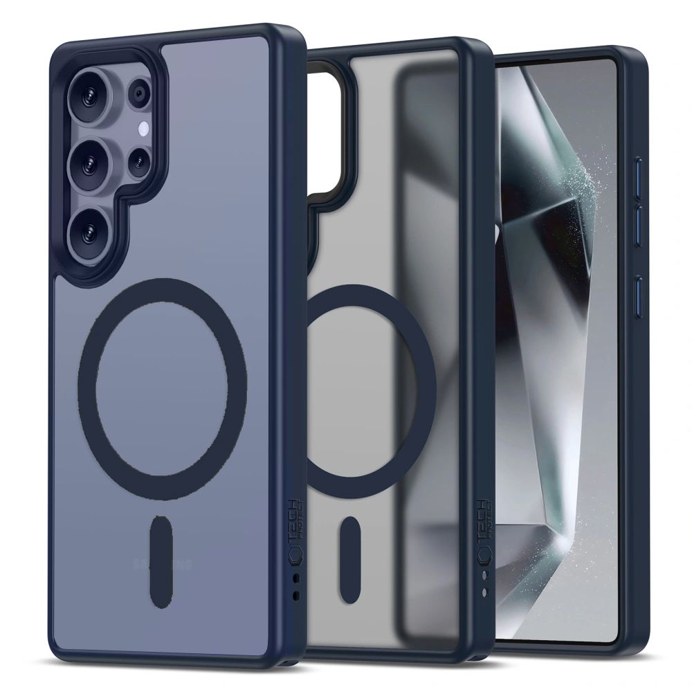 OVITEK TECH-PROTECT MAGMAT MAGSAFE GALAXY S25 ULTRA MAT MATIČNO MODRA