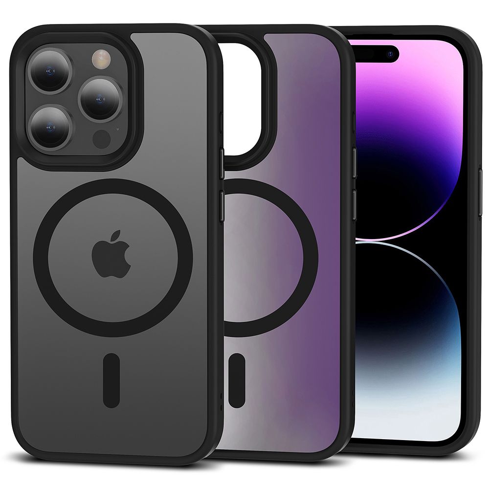 OVITEK ZA IPHONE 15 PRO MAX MAGSAFE HEYCASE MAGMAT MAT ČRNA