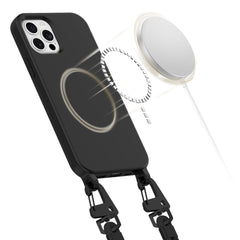 OVITEK TECH-PROTECT MAGNECKLACE MAGSAFE IPHONE 12 / 12 PRO ČRNA