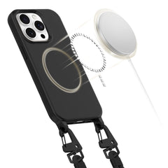 OVITEK TECH-PROTECT MAGNECKLACE MAGSAFE IPHONE 15 PRO ČRN ČRNI