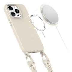 OVITEK TECH-PROTECT MAGNECKLACE MAGSAFE IPHONE 15 PRO COSMIC LATTE