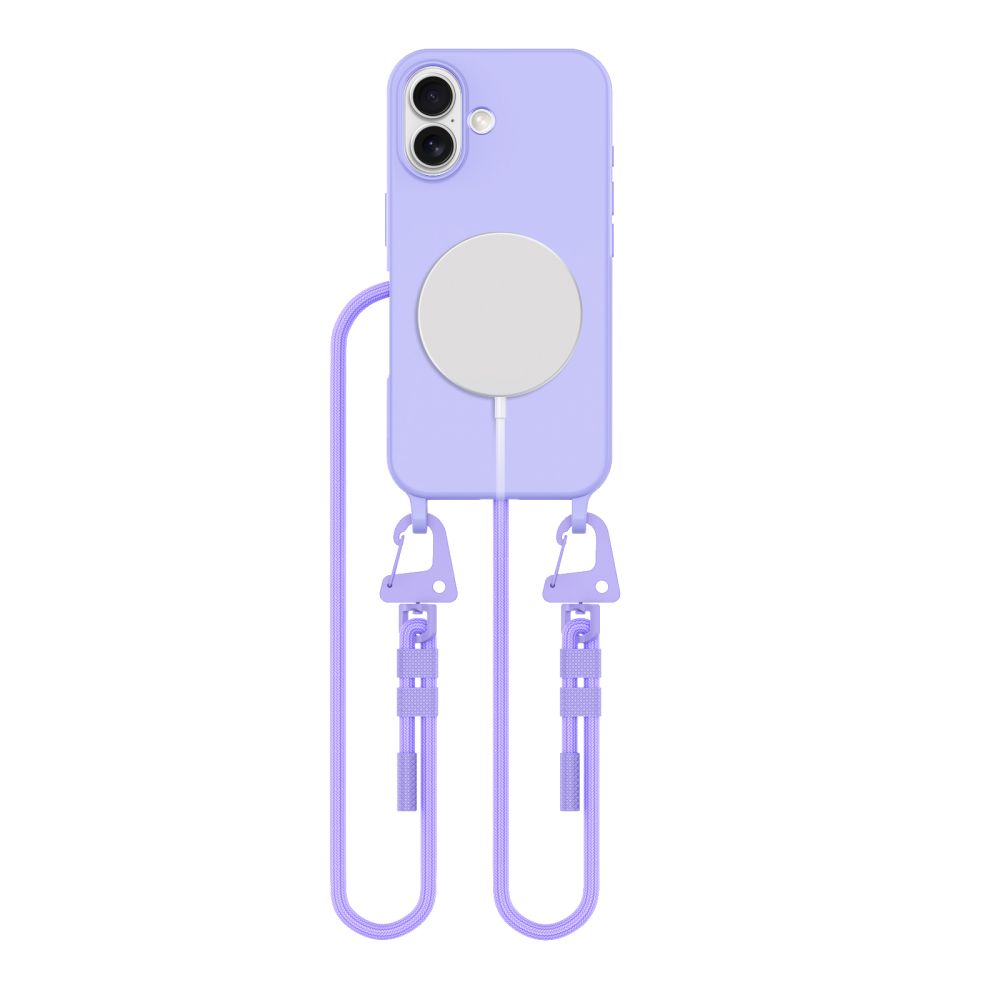OVITEK TECH-PROTECT MAGNECKLACE MAGSAFE IPHONE 16 LAVANDA