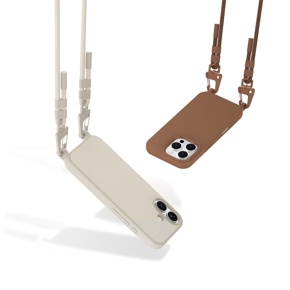 OVITEK TECH-PROTECT MAGNECKLACE MAGSAFE IPHONE 16 PRO MAX ČOKOLADNO RJAVA