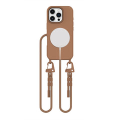 OVITEK TECH-PROTECT MAGNECKLACE MAGSAFE IPHONE 16 PRO MAX ČOKOLADNO RJAVA