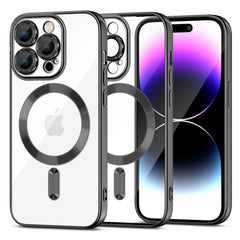 OVITEK ZA IPHONE 15 PRO MAX MAGSAFE HEYCASE MAGSHINE ČRN