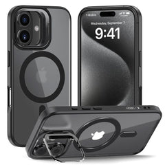 OVITEK TECH-PROTECT MAGSTAND MAGSAFE IPHONE 16 MAT MAT ČRNA