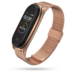 REMENIČEK ZA XIAOMI MI SMART BAND 5 / 6 / 6 NFC DOOP MILANESE LOOP ROZA ZLATA