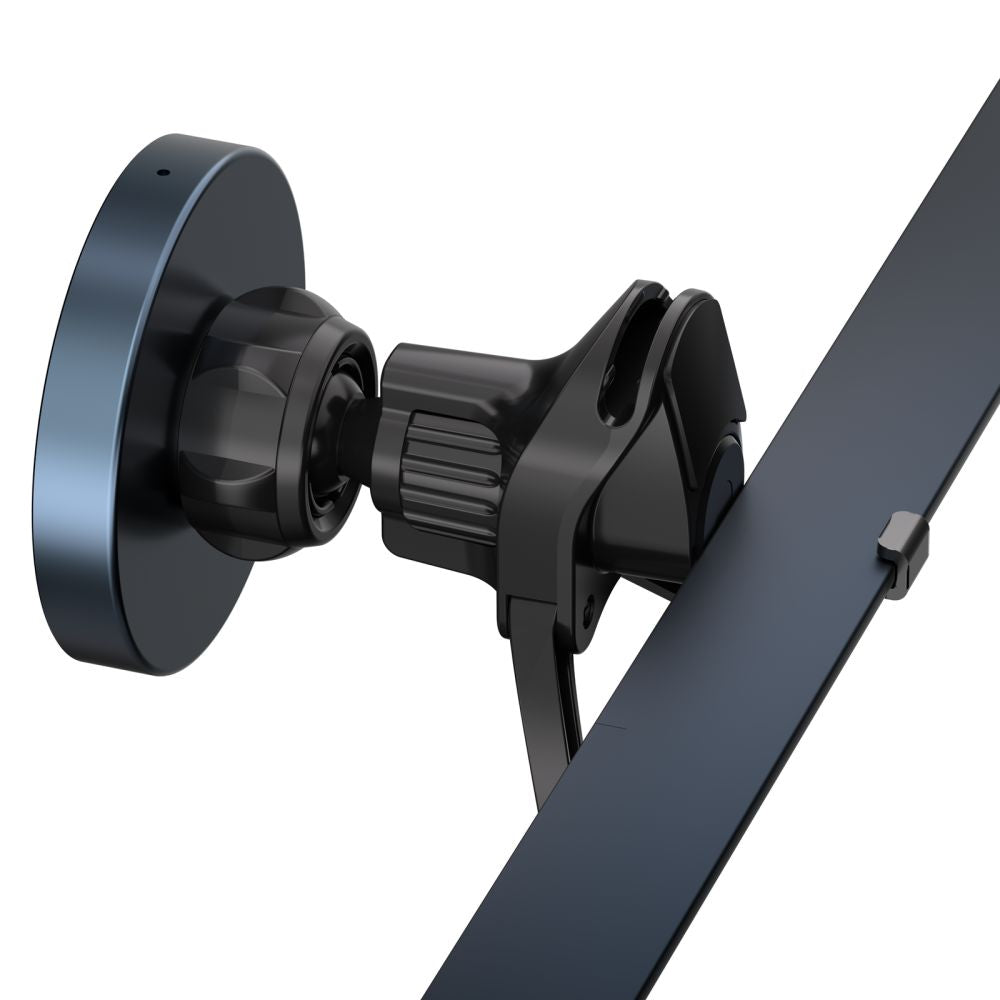 DRŽALO TELEFONA ZA AVTO S BREZŽIČNIM POLNJENJEM TECH-PROTECT MM15W-V5 MAGNETNO MAGSAFE STABILNO VENTILATORSKO DRŽALO AVTO POLNILNIK 15W ČRNA/ČRNA