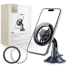 DRŽALO ZA TELEFON V AVTU TECH-PROTECT N56 MAGNETIC MAGSAFE DASHBOARD SHRT CAR MOUNT ČRNA