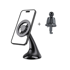 DRŽALO ZA TELEFON V AVTU TECH-PROTECT N56 MAGNETIC MAGSAFE DASHBOARD UNRG & VENT CAR MOUNT ČRNA