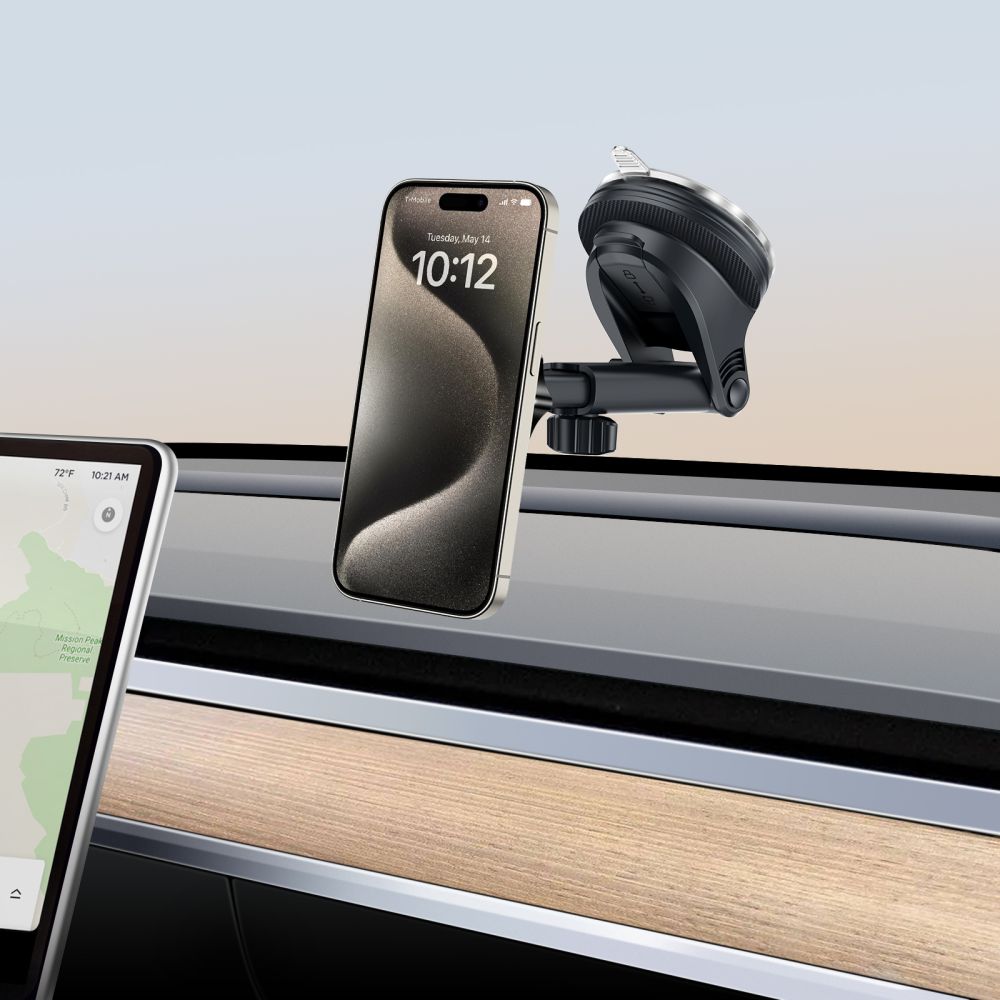 DRŽALO ZA TELEFON V AVTU TECH-PROTECT N58 MAGNETIC MAGSAFE DASHBOARD & VENT CAR MOUNT ČRNA