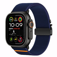 TECH-PROTECT NYLON ZAPENJANJE APPLE WATCH 6 / 7 / 8 / 9 / 10 / SE / ULTRA 1 / 2 (44 / 45 / 46 / 49 MM) MODRA