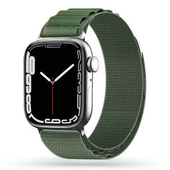 REMENIČEK DOOP ALPINE EVEREST APPLE WATCH 6 / 7 / 8 / 9 / 10 / SE / ULTRA 1 / 2 (44 / 45 / 46 / 49 MM) VOJAK ZELENA