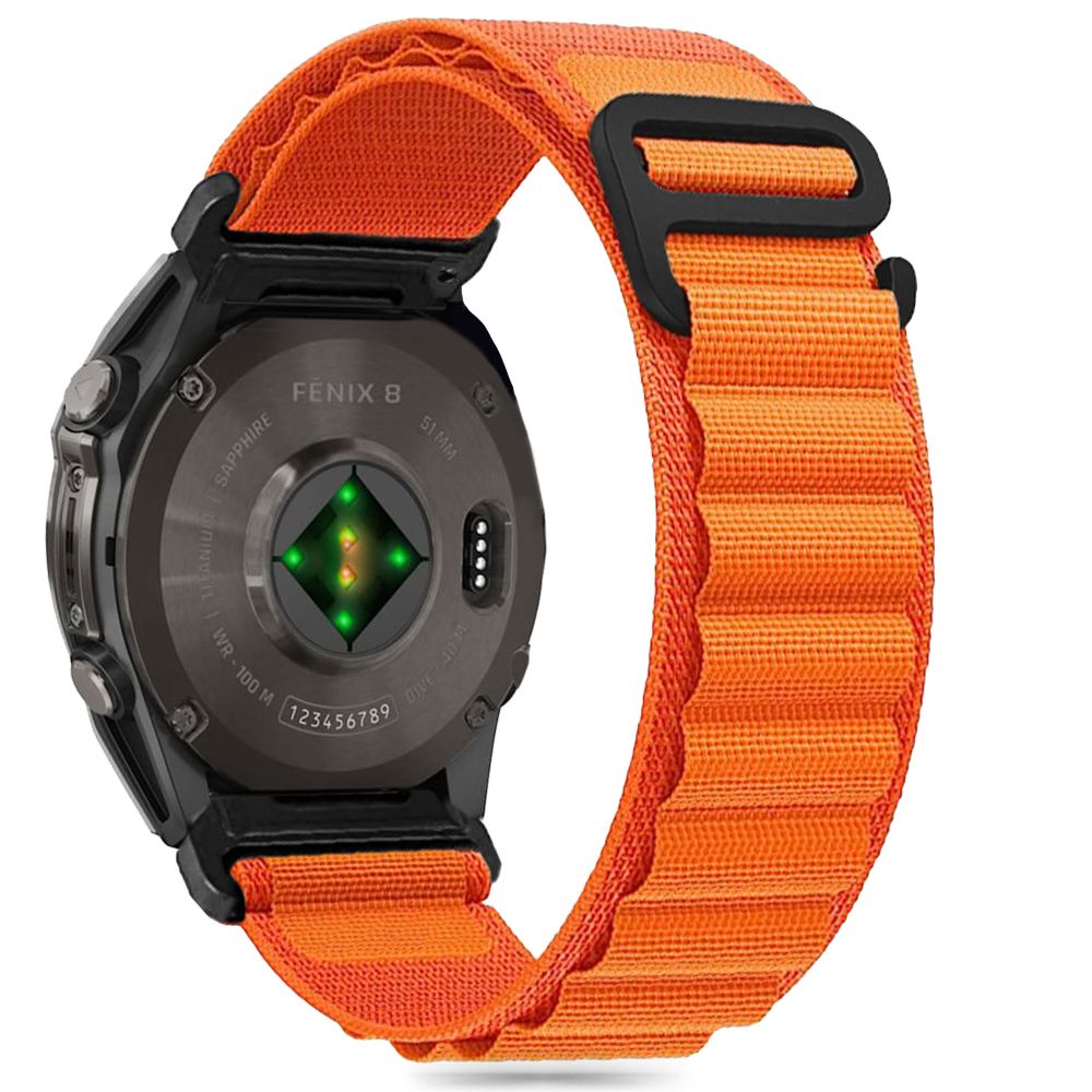 REMENIČEK TECH-PROTECT NYLON ZA GARMIN FENIX 5 / 6 / 6 PRO / 7 / 8 (47 MM) / E ORANŽNA