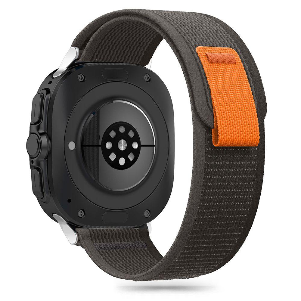 TECH-PROTECT NYLON SAMSUNG GALAXY WATCH ULTRA (47 MM) ČRNA/ORANŽNA