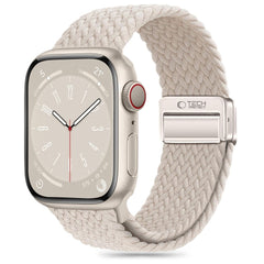 REMENIČEK TECH-PROTECT NYLONMAG APPLE WATCH 6 / 7 / 8 / 9 / 10 / SE (40 / 41 / 42 MM) NARAVNI TITAN