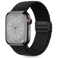REMENIČEK DOOP NYLONMAG APPLE WATCH 6 / 7 / 8 / 9 / 10 / SE / ULTRA 1 / 2 (44 / 45 / 46 / 49 MM) ČRNA