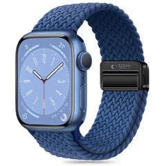 REMENIČEK DOOP NYLONMAG APPLE WATCH 6 / 7 / 8 / 9 / 10 / SE / ULTRA 1 / 2 (44 / 45 / 46 / 49 MM) MONTEGO BLUE