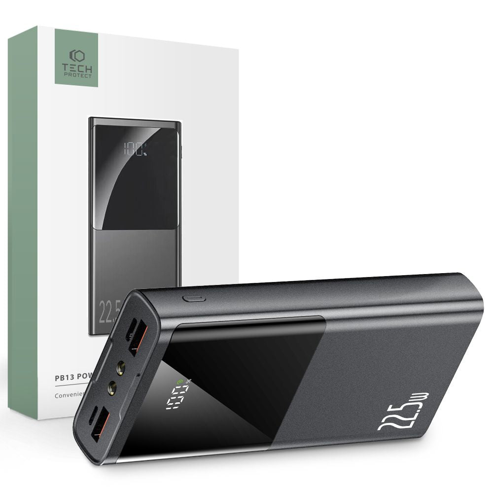 POWER BANKA TECH-PROTECT PB13-22.5W POWER BANKA 20000MAH SIVA