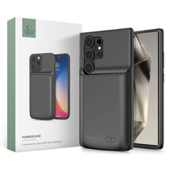 OVITEK TECH-PROTECT POWERCASE 5000MAH GALAXY S24 ULTRA ČRN ČRNO