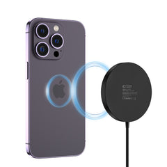 BESŽIČNI POLNILEC TECH-PROTECT QI15W-A30 MAGNETNI MAGSAFE BREZŽIČNI POLNILEC ČRNA