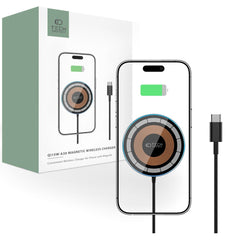 BESŽIČNI POLNILEC TECH-PROTECT QI15W-A30 MAGNETNI MAGSAFE BREZŽIČNI POLNILEC ČRNA