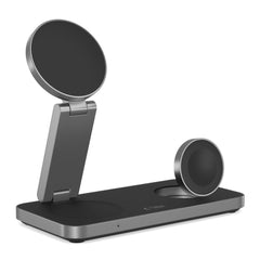 TECH-PROTECT QI15W-A47 3V1 MAGNETSKI MAGSAFE BREZŽIČNI POLNILEC ČRNA