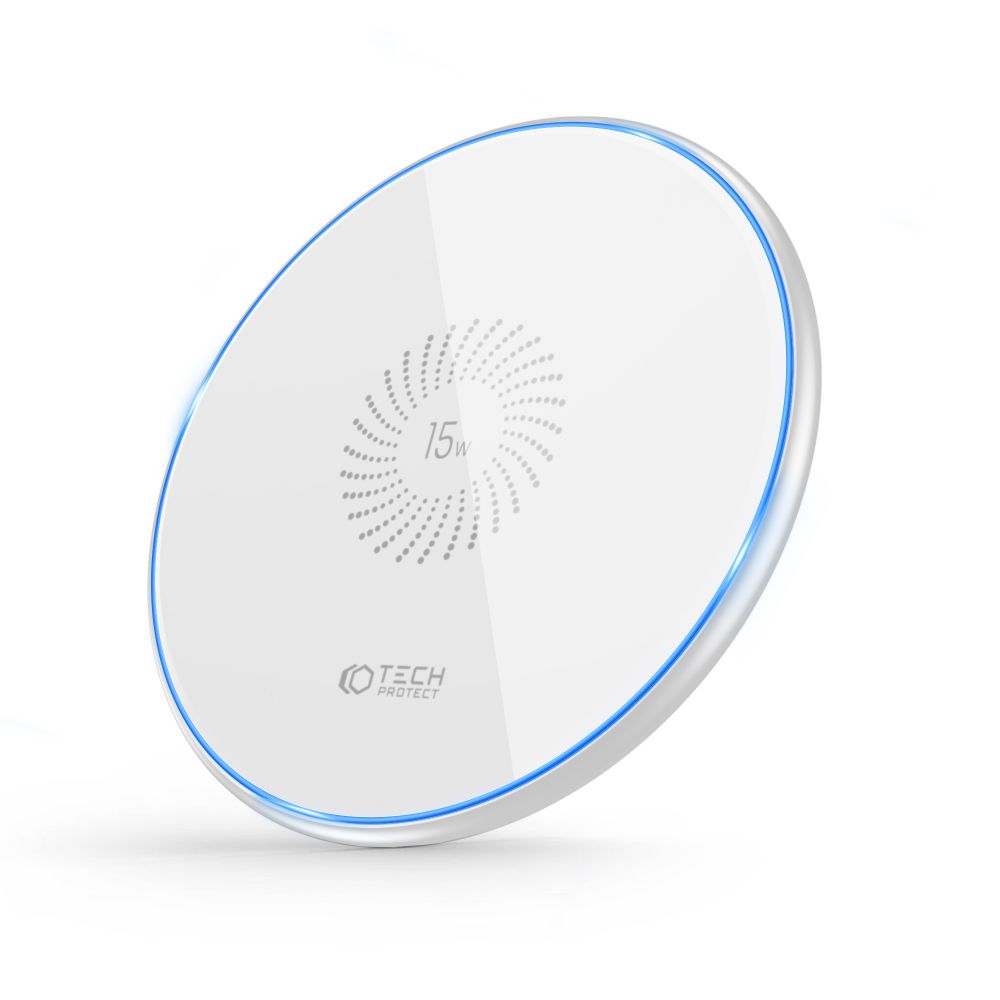 BESŽIČNA POLNILNIK TECH-PROTECT QI15W-C1 BEŽNI POLNILNIK 15W BELA